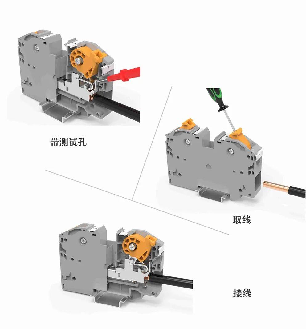 New POWER Spring Technology, TPH35 High Current Terminal Blocks