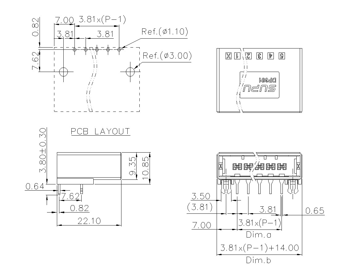 动态接插件连接器DP381H1XXF-BK-0X10-速普电子