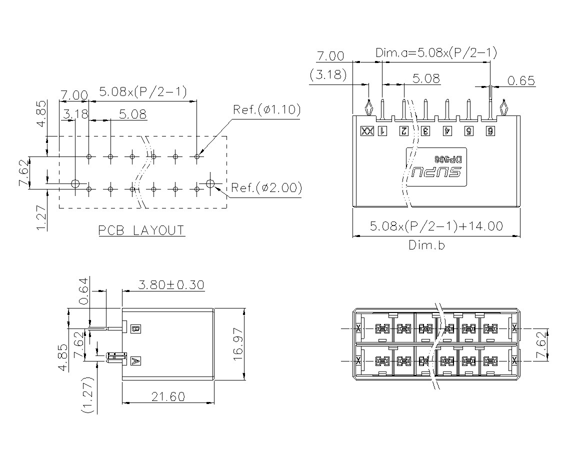 动态接插件连接器DP508V2XXF-BK-XX10-速普电子